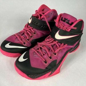 Nike Mens Lebron Soldier VIII 8 Shoes Breast Cancer, Pink 653641-610 Size 8.5